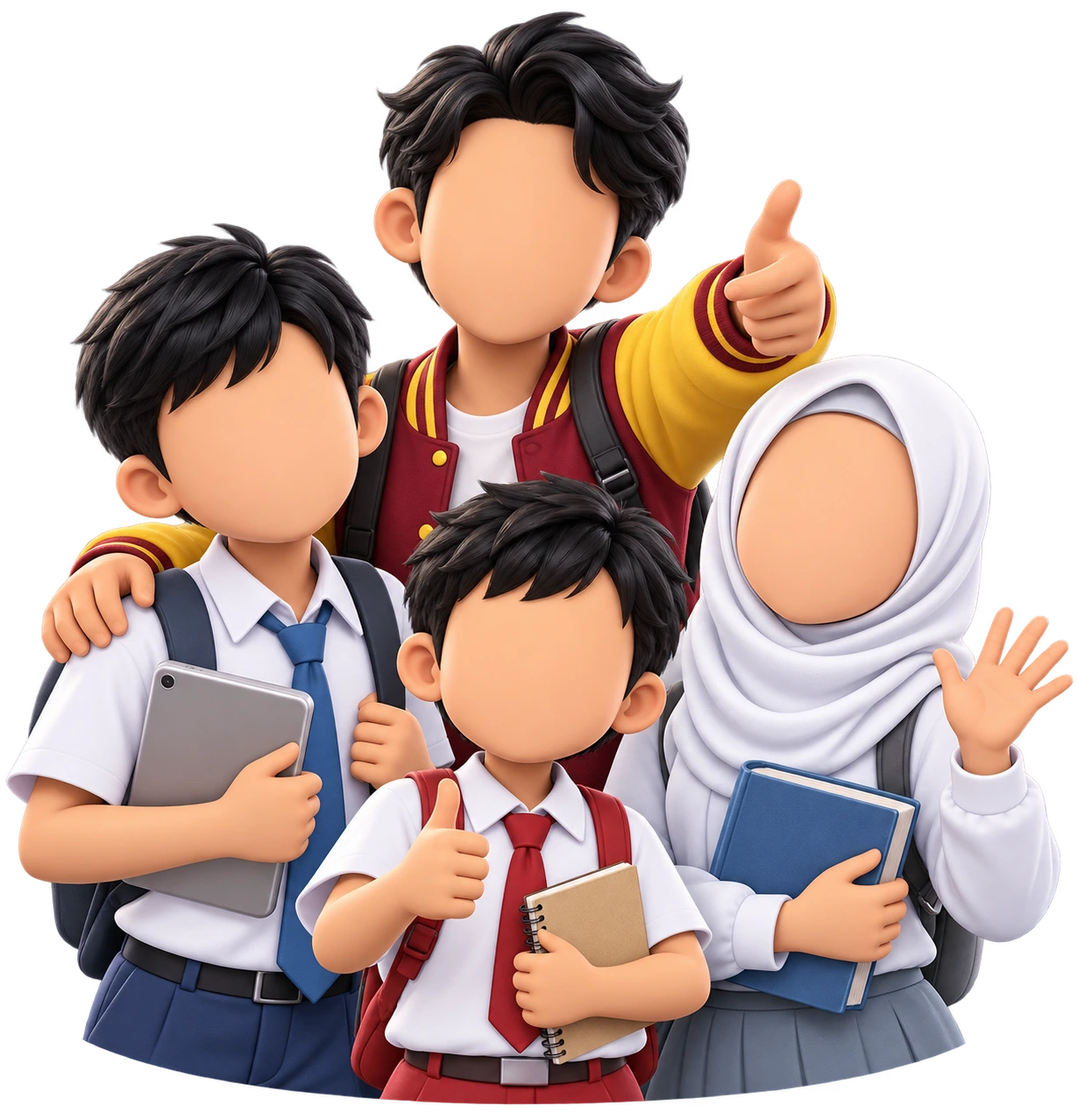 Siswa Belajar Online Semua Jenjang