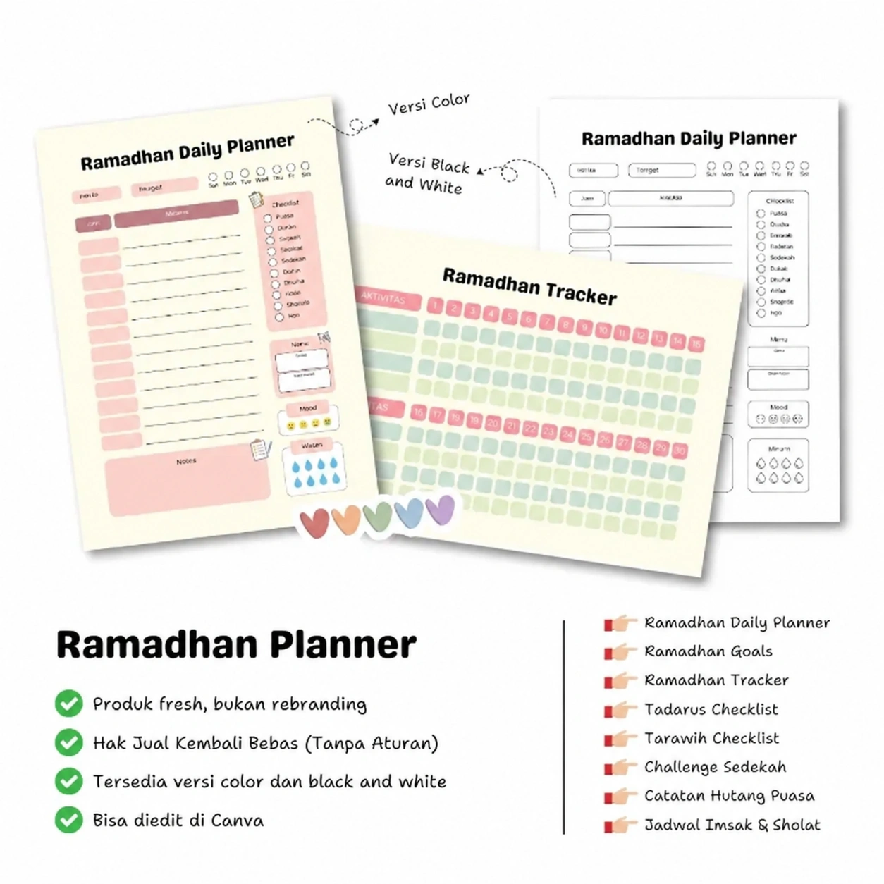 Bonus Ramadhan Planner